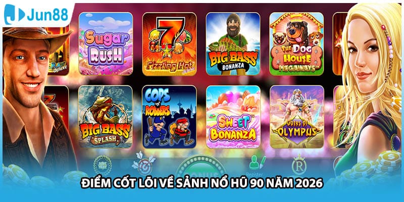 Điểm cốt lõi về sảnh Nổ Hũ 90 năm 2026