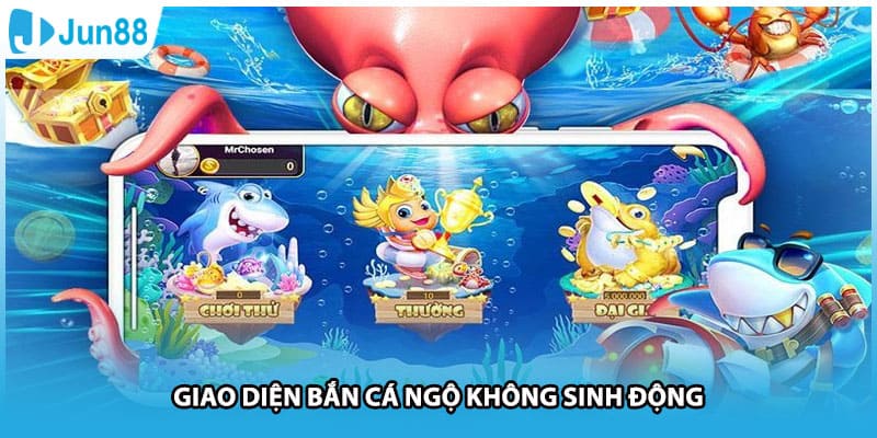 Giao diện bắn cá Ngộ Không sinh động